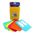 Hygloss Products Hygloss Self-Adhesive Bright Library Pocket - Assorted Colors - Pack 30 1466248